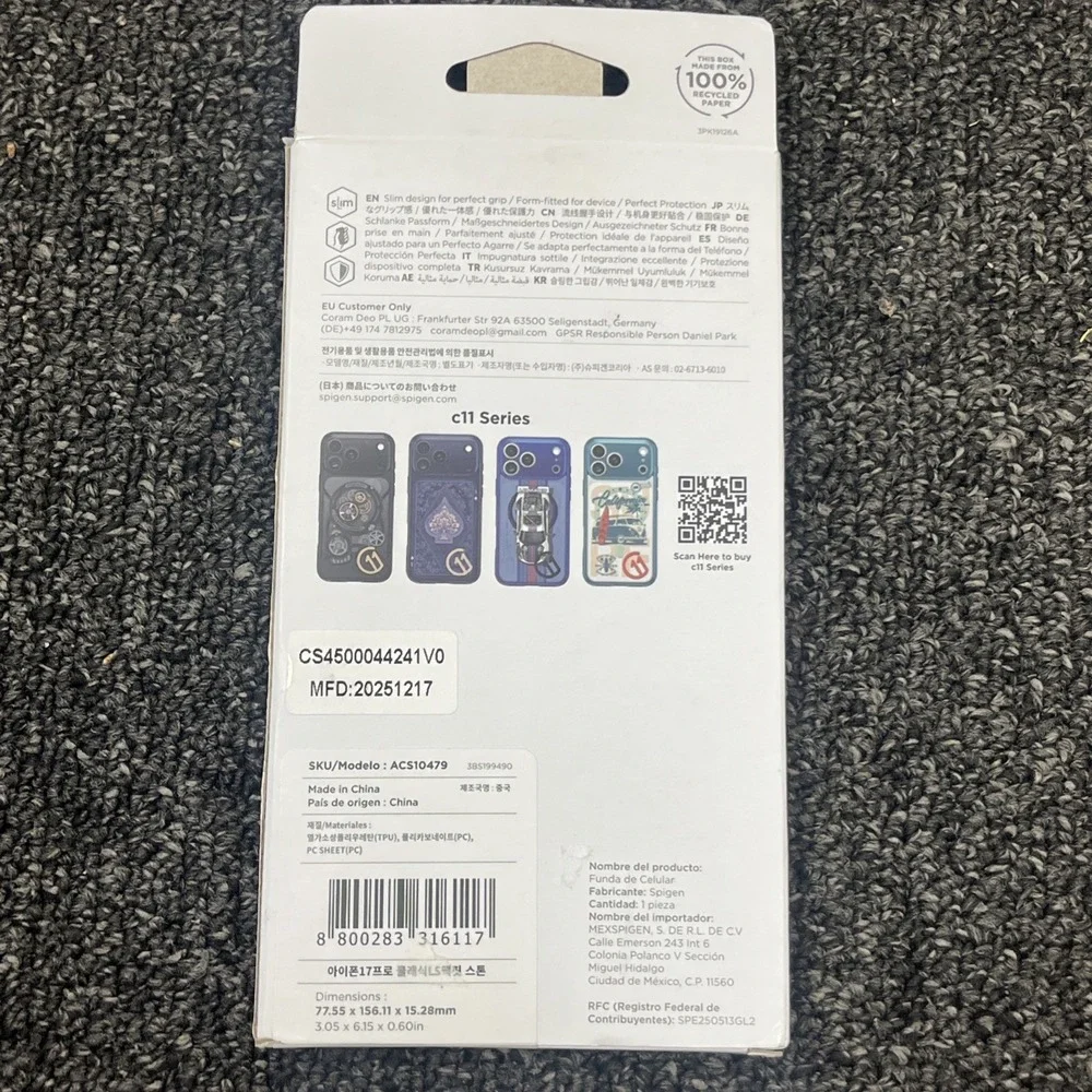 For iPhone 17 Pro | Spigen Classic LS Mag Fit Vintage Style Phone Case